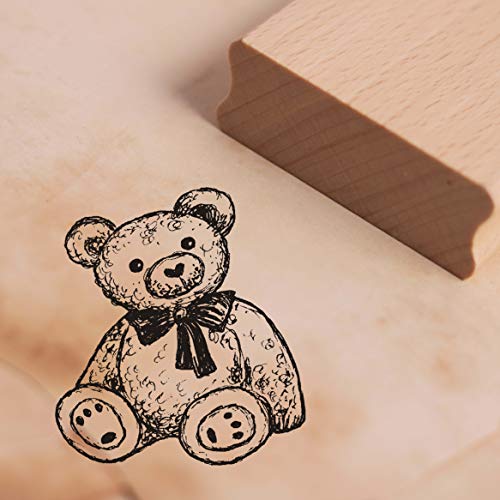 Stempel süßer Teddybär - Motivstempel ca. 34 x 38 mm von DEKO-LANDO