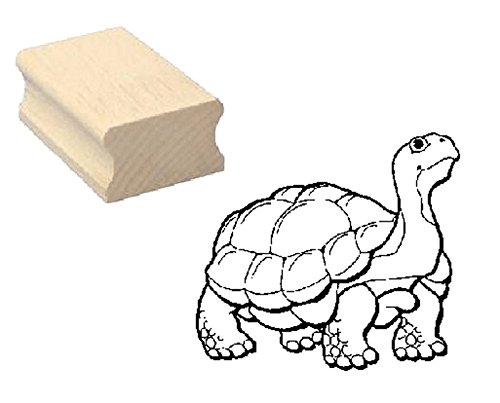 Schildkröte Stempel Holzstempel Motivstempel - Kinderstempel von DEKOLANDO