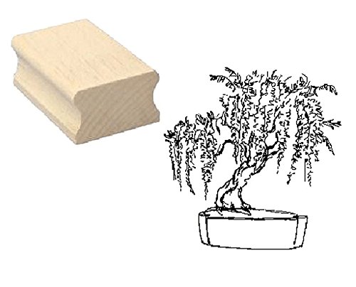 Stempel Holzstempel Motivstempel « BONSAI 01 » Scrapbooking - Pflanze von DEKOLANDO