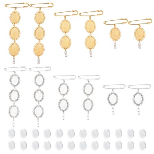 DELORIGIN 12 Set Hochzeitsstrauß Foto Charm Gedenkfoto Charms Gold Silber Erinnerungsanhänger Brosche Pins Spitzen Doppel Bilderrahmen Für Hochzeitsparty Braut Bräutigam von DELORIGIN