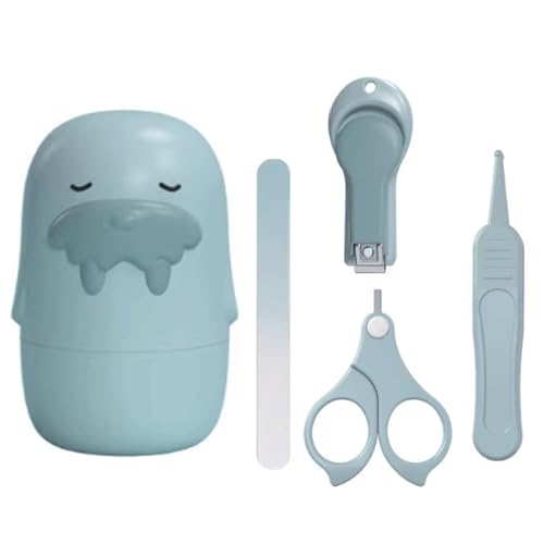 DEMLIN Kinder Maniküre Kit Neugeborenen Baby Nagel Schere Kid Safe Tragbare Nagel Clipper Trimmer Pinzette mit Box Baby Nagel Pflege Werkzeug von DEMLIN