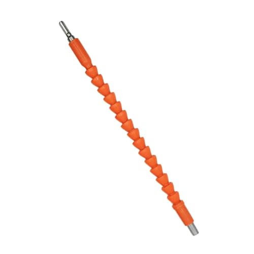 1 stücke 295 MM Universal Kunststoff Metall Weiche Flexible Welle Elektrische Schraubendreher Charge Von Kopf Sechskantschaft Verlängerung Bohrer Halter(Orange) von DEPYEE