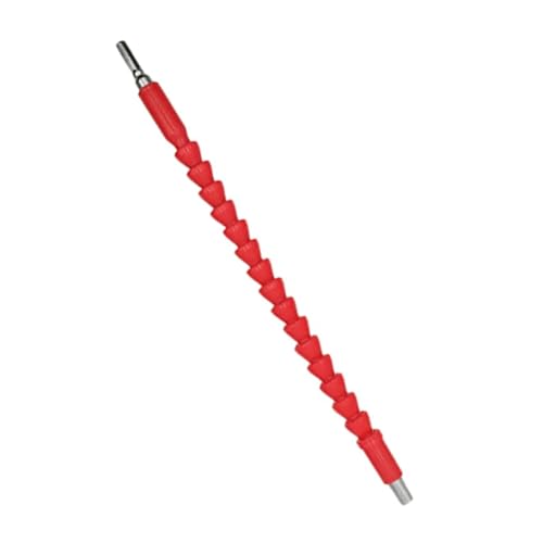 1 stücke 295 MM Universal Kunststoff Metall Weiche Flexible Welle Elektrische Schraubendreher Charge Von Kopf Sechskantschaft Verlängerung Bohrer Halter(Red) von DEPYEE