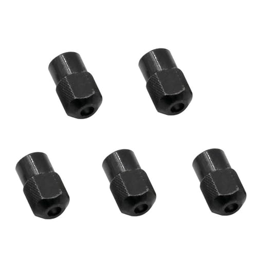 5 stücke Mini Bohrer Spannzange for Drehwerkzeug M8X0,75mm Zinklegierung Mini Bohrer Futter Adapter Zubehör von DEPYEE