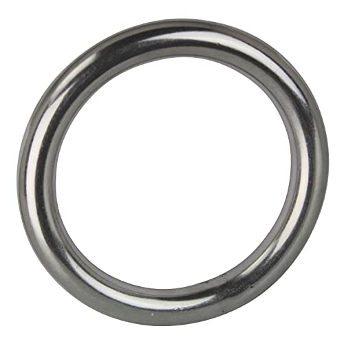 DERING Ring Edelstahl 12x70 mm 1 Stück Rundringe O-Ring Ringe für DIY-Zubehör von DERING