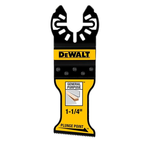 DEWALT Oszillierende Werkzeugklinge, Allzweckklinge, 3,8 cm Tauchpunkt, 25 Stück (DWA4258B25) von DEWALT