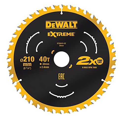 DEWALT DT20433-QZ Kreissägeblatt 210 x 30 x 2.4 mm Zähneanzahl: 40 1 St. von DEWALT