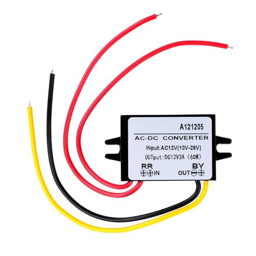 DEWIN AC-DC-Stromwandler AC12V/24V zu DC12V Spannungswandler, AC/DC-Wandler, AC zu DC Wandlermodul Spannungsregler (5A) von DEWIN