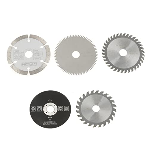 DEWIN 5Pcs 85mm Innendurchmesser,Mini Kreissägeblatt Feinbearbeitung Carbid TCT Innere 15mm Mini-Carbid-Kreissägen-Blätter 3,35 Zoll Innere 0,59 Zoll Zum Schneidwerkzeug DEWIN 5Pcs 85mm Innendurchmesser,Mini Kreissägeblatt Feinbearbeitung Carbid TCT Innere 15mm Mini-Carbid-Kreissägen-Blätter 3,35 Zoll Innere 0,59 Zoll Zum Schneidwerkzeug von DEWIN