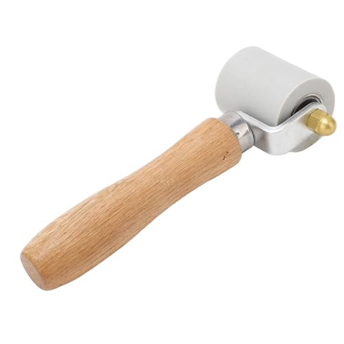 DEWIN Silikon Andrückrolle, 260℃ Hochtemperaturbeständige Nahtroller, 37 Mm Durchmesser, 45 Mm Breite Handdruck Roller für Kantenumleimer Verschweißen von PVC-Planen von DEWIN