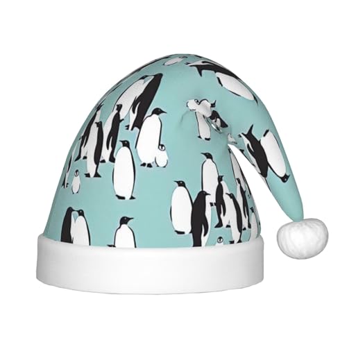 DEXNEL Niedliche Pinguin-Weihnachtsmannmützen für Unisex, Teenager, Weihnachten, Neujahr, Weihnachten, Partyzubehör, Urlaubsgeschenke von DEXNEL