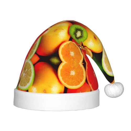 DEXNEL Weihnachtsmützen mit frischem Obst, Unisex, Teenager, Weihnachten, Neujahr, Weihnachten, Partyzubehör, Urlaubsgeschenke von DEXNEL