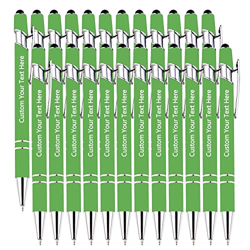 DEZUNTU Personalisierte Custom Pens Bulk 24 Pack, Customized Engraving Kugelschreiber mit Namensbotschaft, Office-Medium Point, schwarze Tinte von DEZUNTU