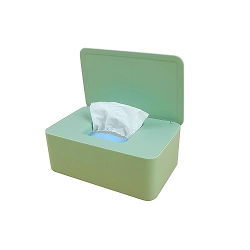 DFHS46JK Taschentuchbox-Abdeckung Kunststoff-Taschentuchbox, Taschentuchhalter, Papier-Seidenpapier-Aufbewahrungsbox, Papierhandtuchspender, Heim-Organizer Im Wohnzimmer(Green) von DFHS46JK