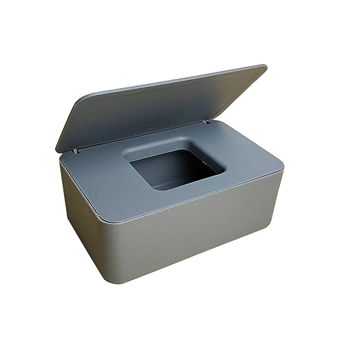 DFHS46JK Taschentuchbox-Abdeckung Kunststoff-Taschentuchbox, Taschentuchhalter, Papier-Seidenpapier-Aufbewahrungsbox, Papierhandtuchspender, Heim-Organizer Im Wohnzimmer(Grijs) von DFHS46JK