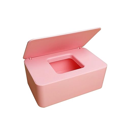 DFHS46JK Taschentuchbox-Abdeckung Kunststoff-Taschentuchbox, Taschentuchhalter, Papier-Seidenpapier-Aufbewahrungsbox, Papierhandtuchspender, Heim-Organizer Im Wohnzimmer(Pink) von DFHS46JK