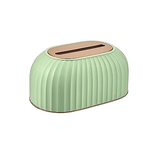 DFHS46JK Taschentuchbox-Abdeckung Nordic Gestreiften Tissue Box Halter Wc Papier Box Serviette Halter Seidenpapier Spender Hause Dekoration Im Wohnzimmer(Green) von DFHS46JK