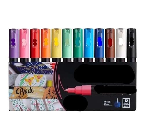 DFJOENVLDKHFE Einfacher allgemeiner wasserbasierter Softhead-Marker, Farbiger fluoreszierender Stift, Wasserfarbstift, Pastell-Fluoreszenzstift, Gel-Fluoreszenzstift eignen Sich for Schulbedarf un von DFJOENVLDKHFE