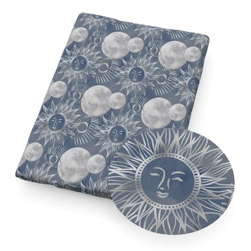 DFLINGA 50 * 145 cm Hand Sonne Mond Polyester Reine Baumwolle/4 Wege Stretch Stricken Material Stoffe DIY Tissue Nähen Quilten Tuch DFLINGA 50 * 145 cm Hand Sonne Mond Polyester Reine Baumwolle/4 Wege Stretch Stricken Material Stoffe DIY Tissue Nähen Quilten Tuch von DFLINGA