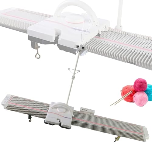 DFYOZX Halbautomatische Strickmaschine mit Zubehör, einfach zu bedienen zum Erstellen von Schals, Hüten und verschiedenen Mustern, ideal für das Basteln zu Hause DFYOZX Halbautomatische Strickmaschine mit Zubehör, einfach zu bedienen zum Erstellen von Schals, Hüten und verschiedenen Mustern, ideal für das Basteln zu Hause von DFYOZX