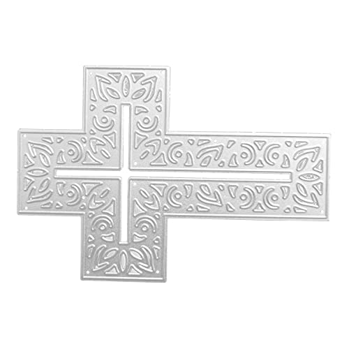 Metall-Stanzschablone mit Osterkreuz, DIY, Scrapbooking, Album, Papierkarten, Stempel, Dekoration, Werkzeug für Kinder und Erwachsene, Stanzformen für Scrapbooking von DGFJY