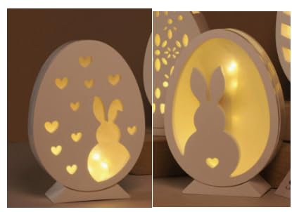 DGTSYAL Silikonformen Gießformen Ostern, 2er Silikonform Ostern Hase Silikon Gießform Ostern Silikonform Osterei Gipsformen zum Gießen Osternhase Epoxidharz Formen Giessformen Silikon Ostern von DGTSYAL