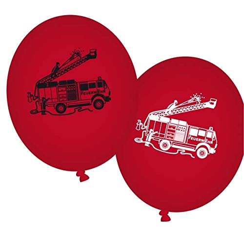 Isis Feuerwehr-Ballons 8St. von DH-Konzept