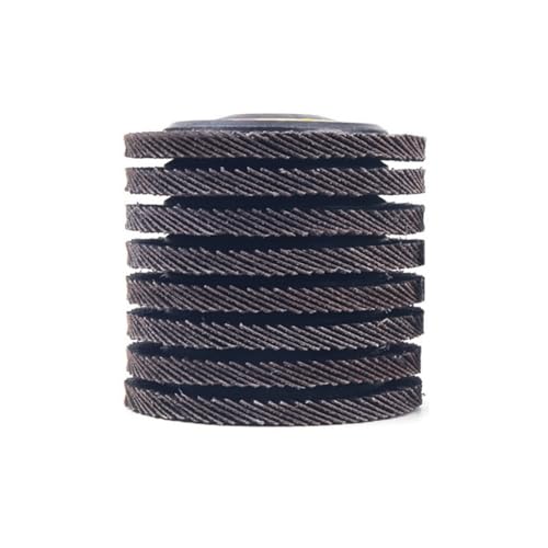 10er-Pack 4" x 5/8" Lamellenschleifscheiben aus Aluminiumoxid for Winkelschleifen und Schweißen(120#) von DHAEY
