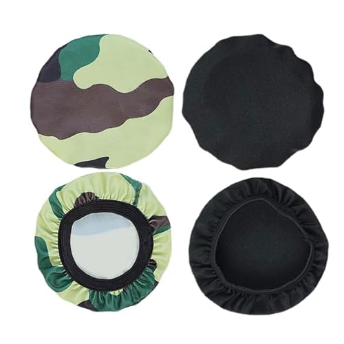 DHWEKU 4 Stücke Dehnbare waschbare Kopfhörer-Abdeckungen aus Strickstoff Ohrpolster Abdeckungen Earpads Cover für Kopfhörer Ohrmuscheln Headset Ohrpolster (9 bis 10.5 cm) von DHWEKU