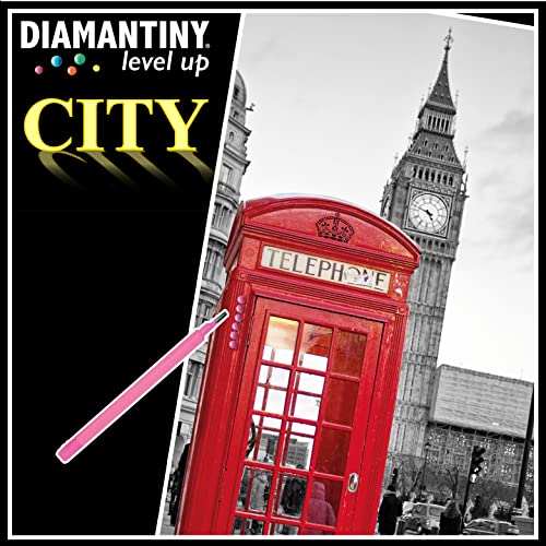 DIAMANTINY Level Up - City Aktivitäten Crystal Art, Diamond Painting Set, 1 sortiertes Bild von DIAMANTINY