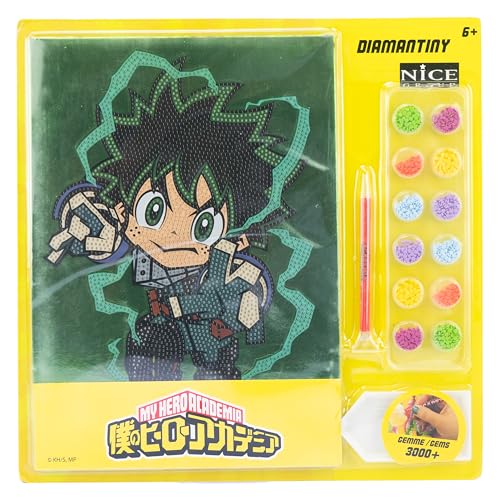 DIAMANTINY - My Hero Academy Action - Kit für Mosaik, Crystal Art, Diamond Painting, 1 Bild A4, Midoriya von DIAMANTINY