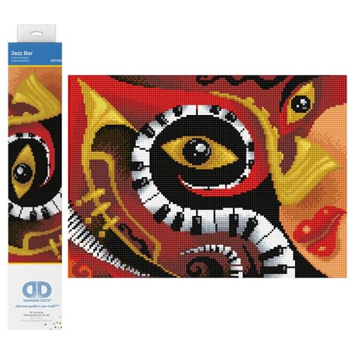 Diamond Dotz DD7-050 Jazz Bar, ca. 41 x 31 cm groß, Diamond Painting, Malen mit Diamanten, funkelndes Bild zum Selbstgestalten, für Kinder und Erwachsene Diamond Dotz DD7-050 Jazz Bar, ca. 41 x 31 cm groß, Diamond Painting, Malen mit Diamanten, funkelndes Bild zum Selbstgestalten, für Kinder und Erwachsene von DIAMOND DOTZ