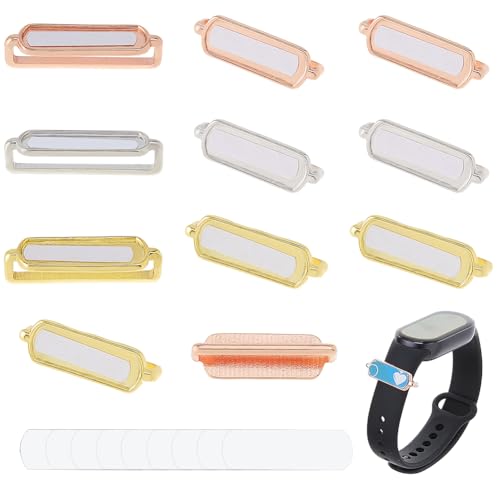 DICOSMETIC 12 Stück 3 Farben Uhrenanhänger Leer Sublimations Uhrenanhänger Hitzeübertragung Personalisierte Uhrenbänder Anhänger Rechteckige Smartwatch Anhänger Für DIY Foto Bild Handwerk DICOSMETIC 12 Stück 3 Farben Uhrenanhänger Leer Sublimations Uhrenanhänger Hitzeübertragung Personalisierte Uhrenbänder Anhänger Rechteckige Smartwatch Anhänger Für DIY Foto Bild Handwerk von DICOSMETIC