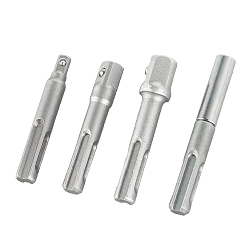 4-teiliges Schraubendreher-Set, Bohreradapter, 3/8 1/4 1/2 Zoll, Sechskantschaft, Konverter, Bohrschlüssel, Adapter, Werkzeug, Elektrowerkzeugteil 4-teiliges Schraubendreher-Set, Bohreradapter, 3/8 1/4 1/2 Zoll, Sechskantschaft, Konverter, Bohrschlüssel, Adapter, Werkzeug, Elektrowerkzeugteil von DIEKE