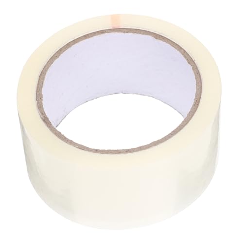 DIKACA 1 Rolle Transparentes Paketband Papier Klebeband, Strapazierfähig Schweres Band Türdichtleiste Klare Bandverpackung Packbandspender Desktop Bewegliches Klebeband Für Kartons Pvc von DIKACA