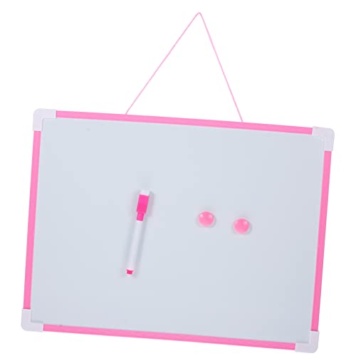 DIKACA 1 Satz Hängetafel Pastell-Textmarker kleine trocken abwischbare Tafel schreibtafel zeichenpad staffelei Whiteboard magnetischer Zeichenblock dekoratives Memoboard PVC von DIKACA