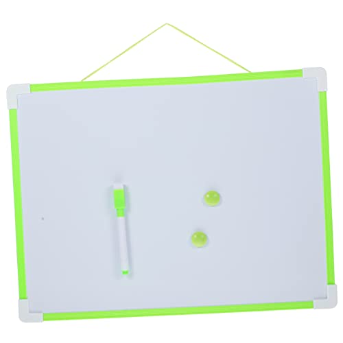 DIKACA 1 Satz Hängetafel schreibtafel office organizer home decor magnetischer Trockenlöscher staffelei Whiteboard Message Board für die Schule Notiztafel fürs Büro PVC Green von DIKACA