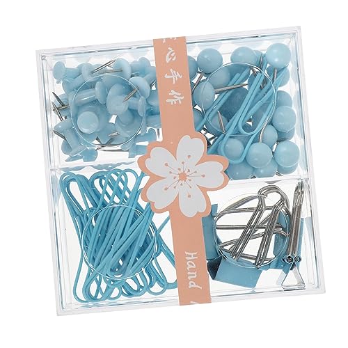 DIKACA 1 Set Kreative Binder Clips Papierclip Zeichnung Pin Kit Praktische Büroklammern von DIKACA