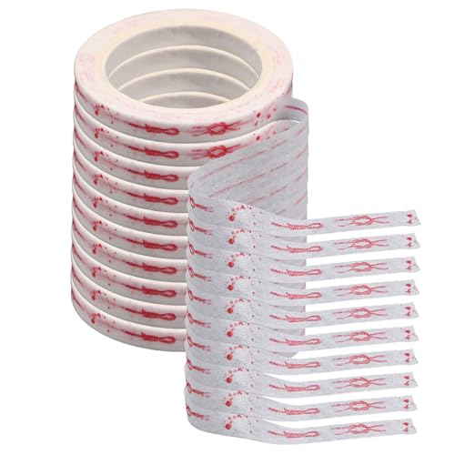 DIKACA 10 Rollen Bandset Dekoratives Washi-tape Druckband Scrapbook-klebeband Selbstklebende Diy-klebebänder Bastelband Notizbuch Diy Washi Tape Scrapbook-klebebänder Selber Machen Papier von DIKACA