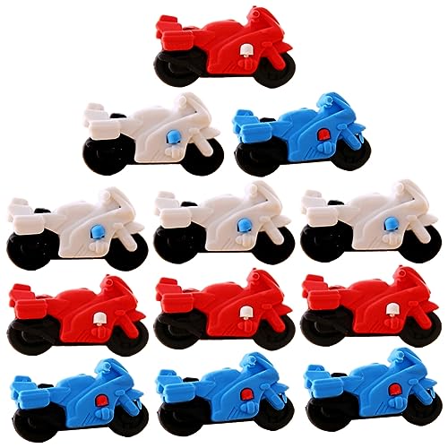 DIKACA 12 Teiliges Radiergummi Puzzle Für Kleinkinder Mini Motorräder Puzzle Für Kleinkinder Schülerpreise Schreibwaren Für Schüler Für von DIKACA