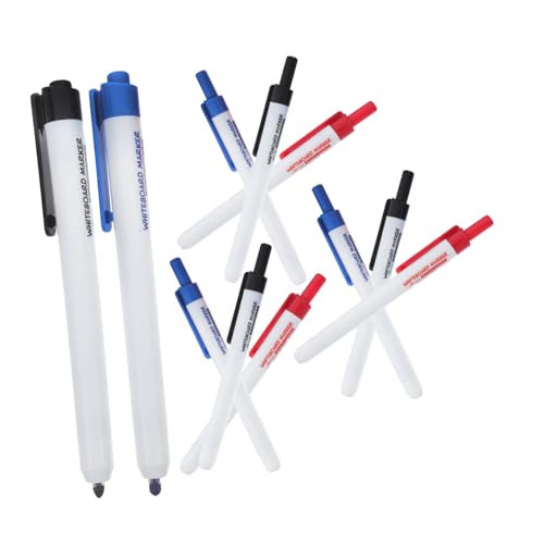 DIKACA 12St löschbarer Markierungsstift Whiteboard-Stifte Whiteboard-Marker Whiteboardstifte tafelstifte Kreative, trocken abwischbare Stifte trocken abwischbare Marker Plastik von DIKACA