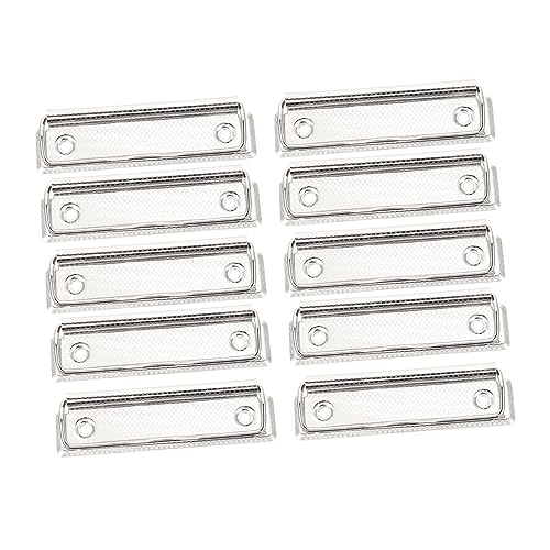 DIKACA 15St Briefpapier-Clip büroartikel bürobedarf Dokumentenhalterung Pflegeklemmbrett Klemmbrett-Hardware Planke Schreibtafelklammern aus Metall Büro-Schreibtafel-Clips Eisen Silver von DIKACA