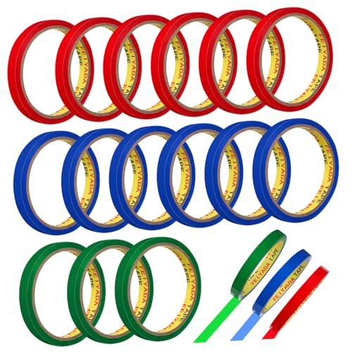 DIKACA 18 Stk Klebeband packing tape paketband Poly mailer tape packaging tape Glasur Dichtungsband für Fleischverpackungen Krug Beutelverschlussband Beutelverschlussbänder das Haustier von DIKACA