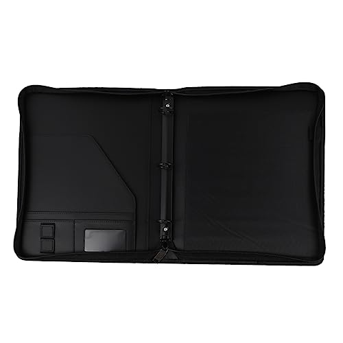 DIKACA 1Stk A4 Ordner Spitze Dokumenttasche Zwischenablage Lieferungen Bindemittel businessmappe schreibtafel notitzbuch+ schnellhefter Office Ordner Office-Dateiordner PU-Material Black von DIKACA