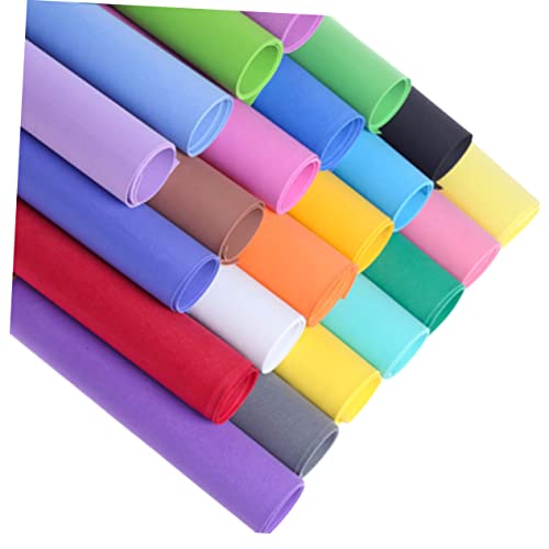 DIKACA 20 Stück Scrapbooking-Bastelpapier Schaumstoffblöcke Leinenpapier Tintenlöschpapier Pastellpapier verpackungsmaterial Farbenfrohe Bastelpapiere Schwammpapiere eva papiere Colorful von DIKACA