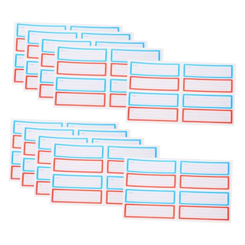 DIKACA 20 Stück Selbstklebende Etikettenaufkleber, Beschreibbare Leere Aufkleber, Selbstklebende Versandetikettenaufkleber Für Paketumschläge, Leere Adressetiketten von DIKACA