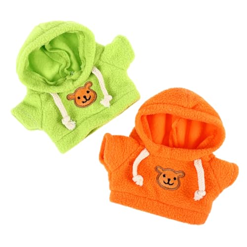 DIKACA Puppen Kleidung 2st Bärenpuppenkleidung Bärenkleidung Gewichtete Kuscheltiere Puppen Kuscheltier Kleidung Teddybärkleidung Spielzeug Kleines Puppenzubehör Dekoratives Puppendekor Stoff von DIKACA