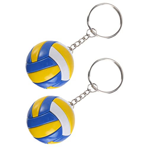 DIKACA 2er Set Volleyball Schlüsselanhänger Exquisite Volleyball Schlüsselketten Für Multifunktionale Schlüsselanhänger Als Taschenaccessoires Und von DIKACA