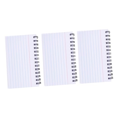 DIKACA 3 Stücke Kleine Spirale Notebook Notizblöcke Gepunktete Index Karten Papier Mal Tabellen Flash Karten Aluminium Legierung von DIKACA