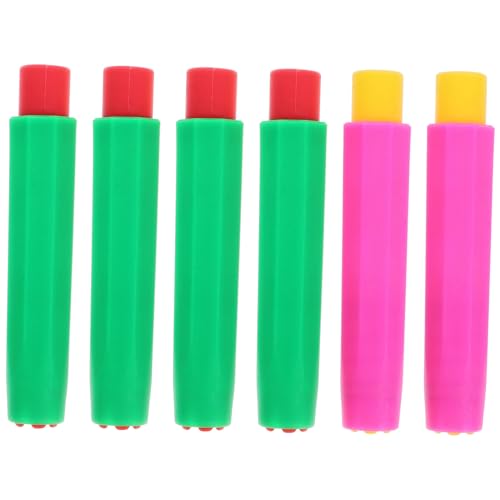 DIKACA 6 Stück Push Kreidehalter Kreidehalter Stift Bürokreidehalter Marker Kleinkind Kreidehalter Kreidetafelkreide Für Kleinkinder Kreide Zeichenbrett Kreidehalter Aus von DIKACA